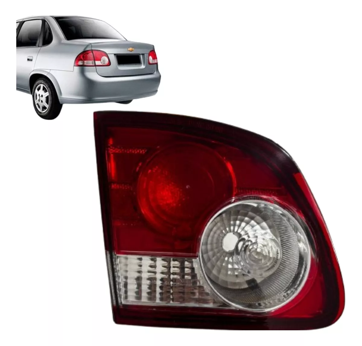 Lanterna Traseira Corsa Classic 2011 A 2016 Tampa Bicolor