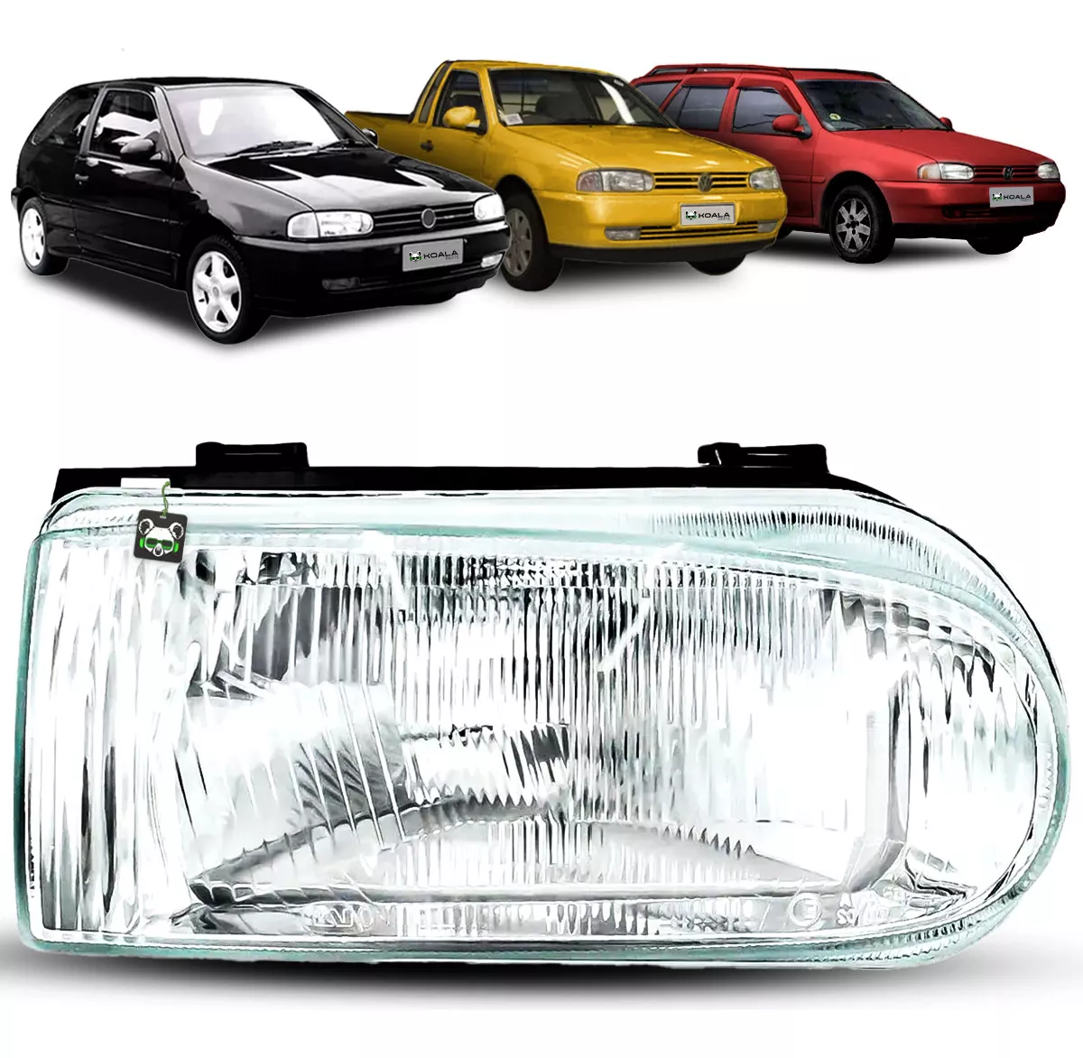 FAROL GOL 1995/1999 (MOD.A/C) CROMADO (PC)