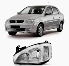 Farol Corsa Montana 2002 2003 2004 2005 2006 2007 Cromado